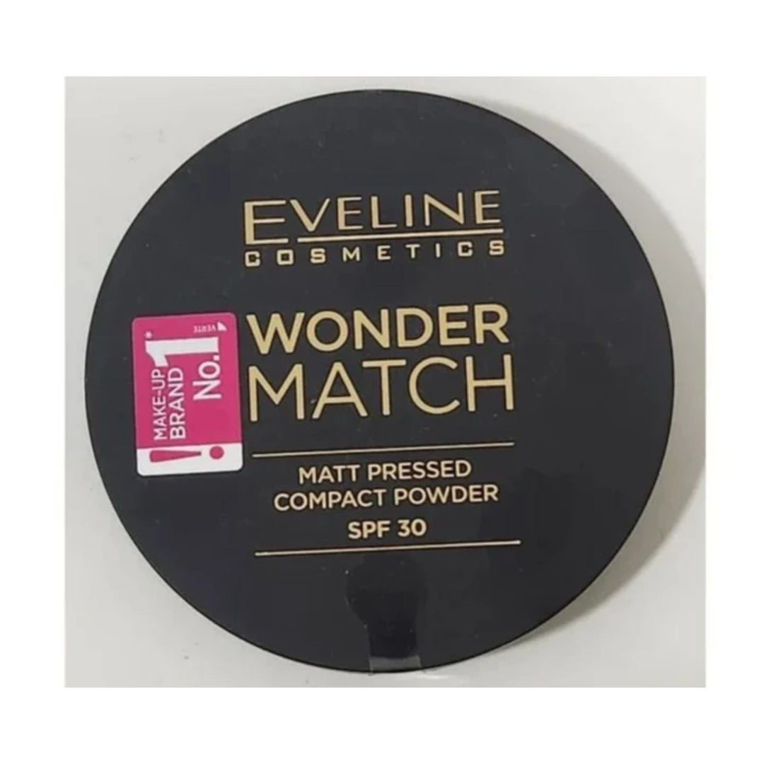 Eveline Wonder Match Compact Powder Spf 30 No 01 Light Beige #5975