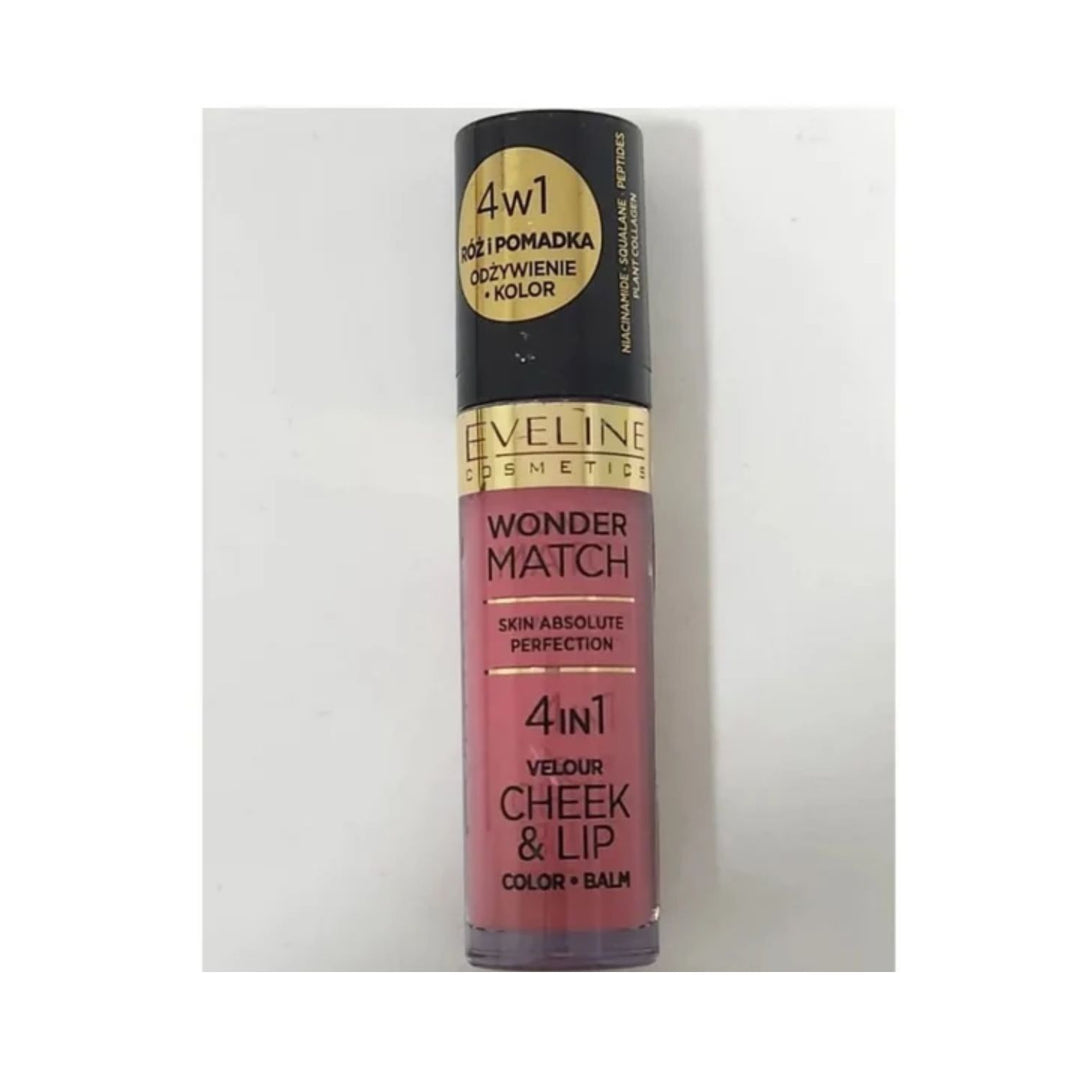 Eveline Wonder Match 4In1 Cheek&Lip N04 4.5ml #1885