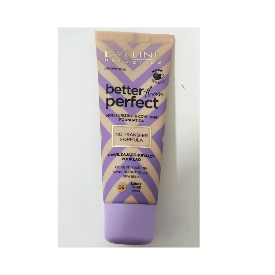 Eveline Better Than Perfect Foundation No 06 Sunny Beige 30ml #2196