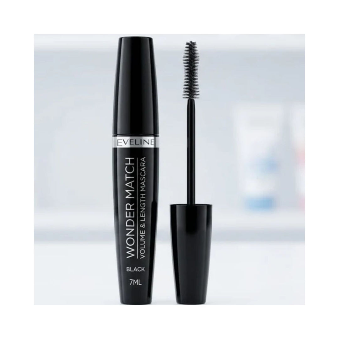 Eveline Wonder Match Volume & Length Mascara Black 7 ml