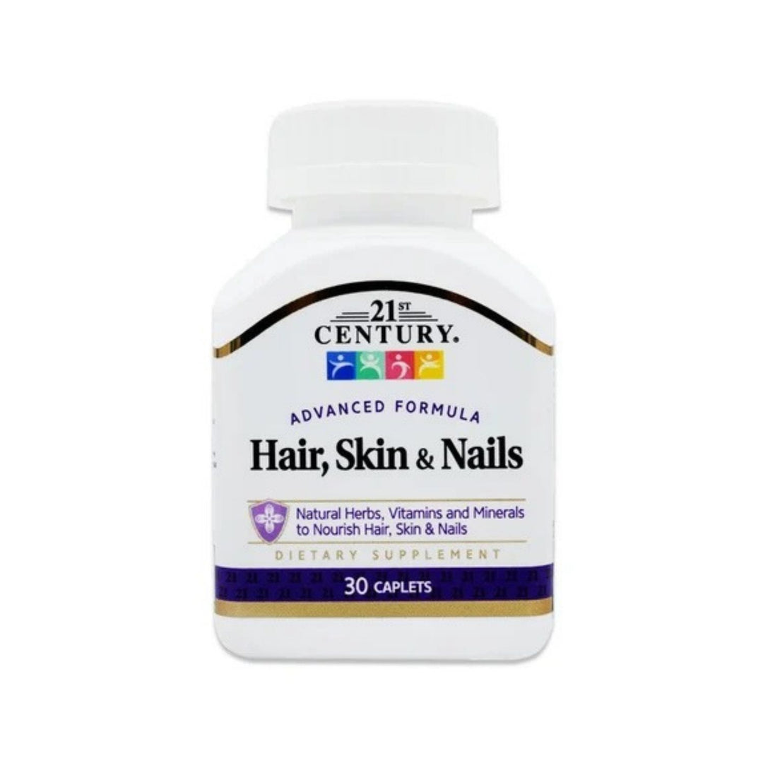 21St Century Hair, Skin & Nails Dietary Supplement 30 Caplets