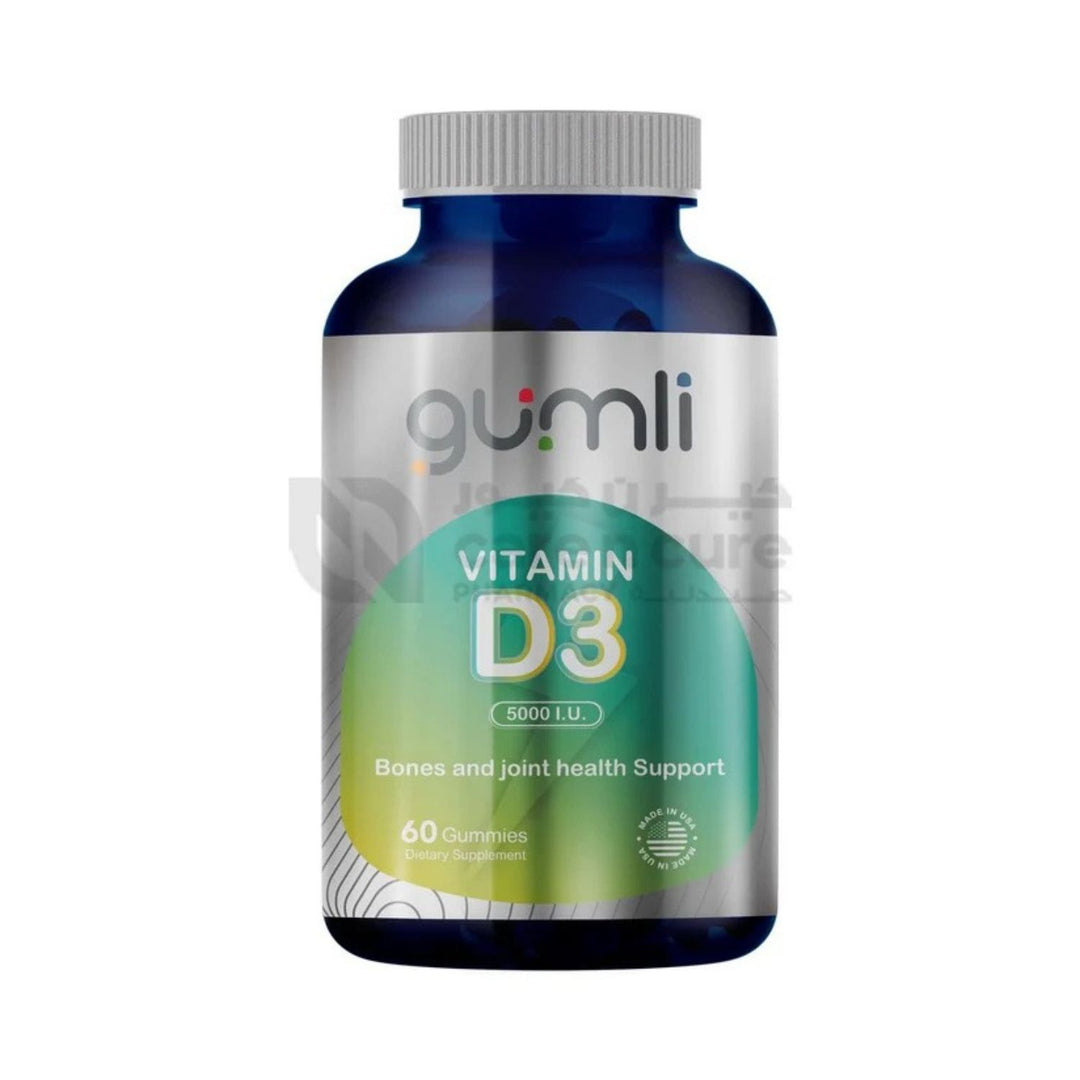 Biotonics  Gumli Vitamin D3 5000 I.U 60 Gummy