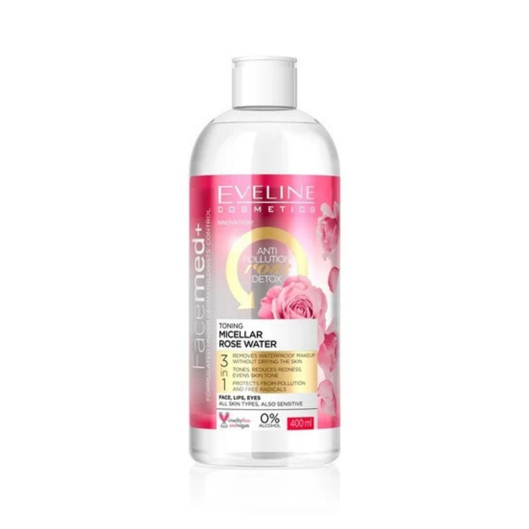 Eveline Facemed+ Toning Micellar Rose Water 400ml
