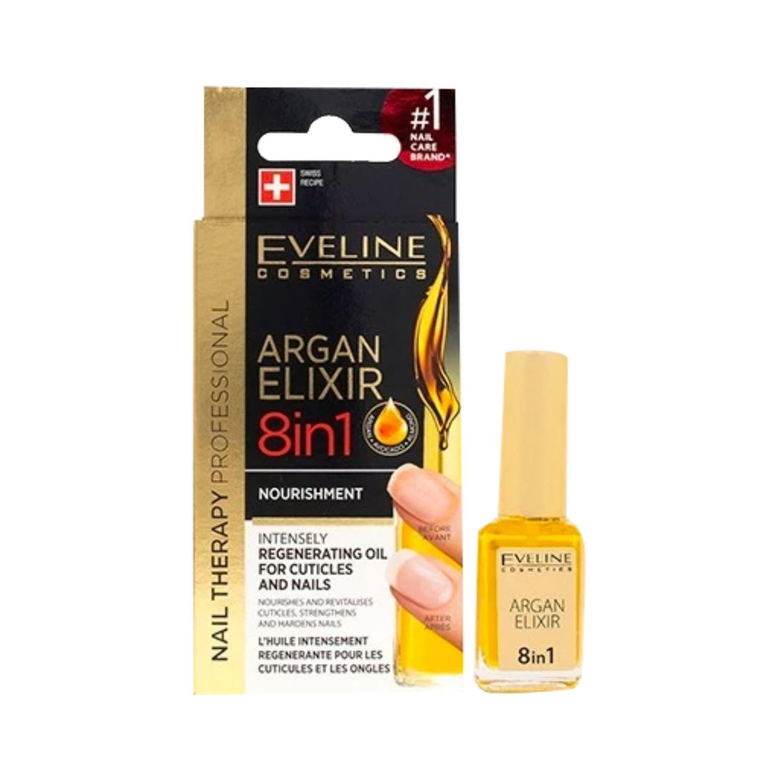 Eveline Argan Elixir 8In1 Nail Therapy 12ml