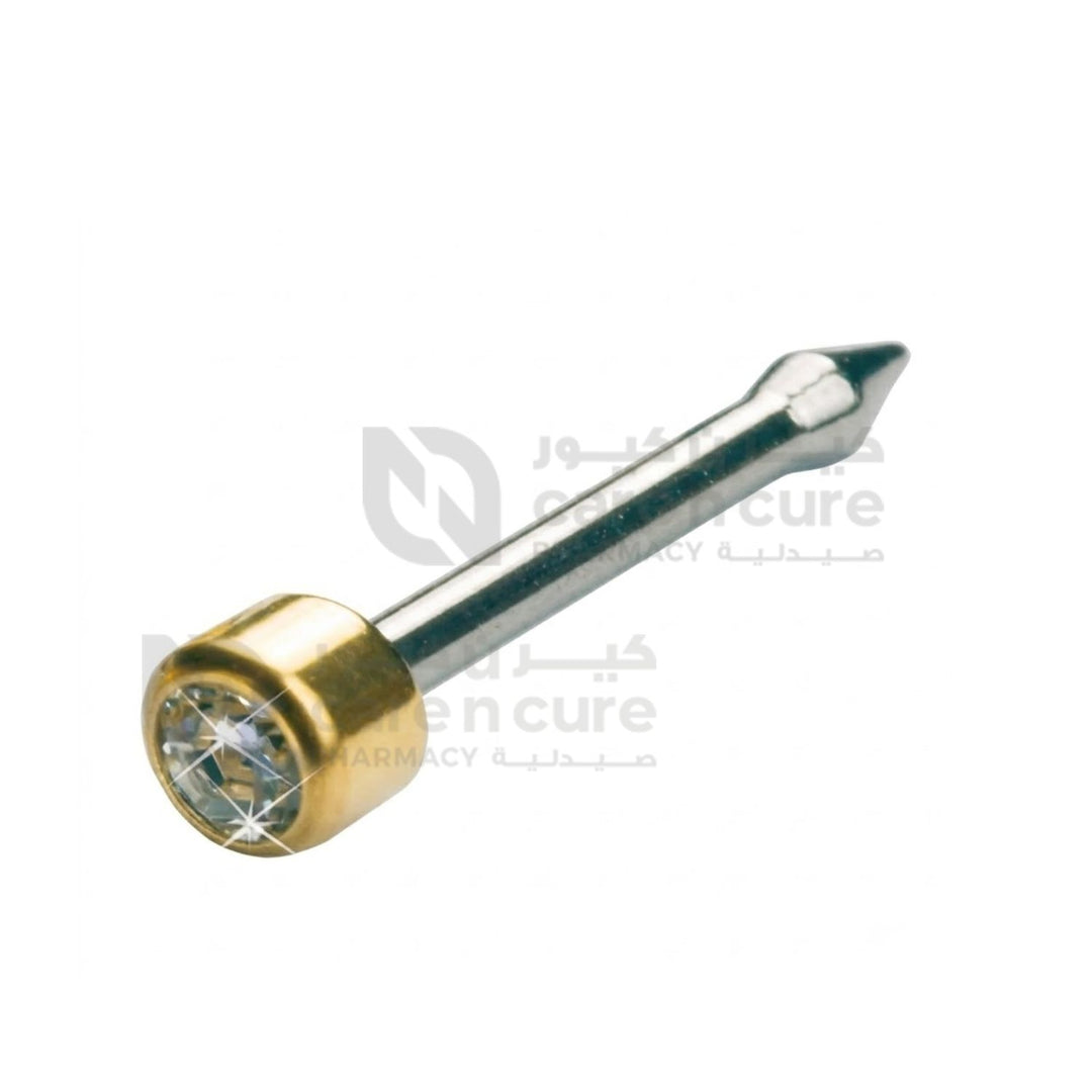 Blomdahl Nose PGt 3mm Mini Bezel Crystal 16-3302-01
