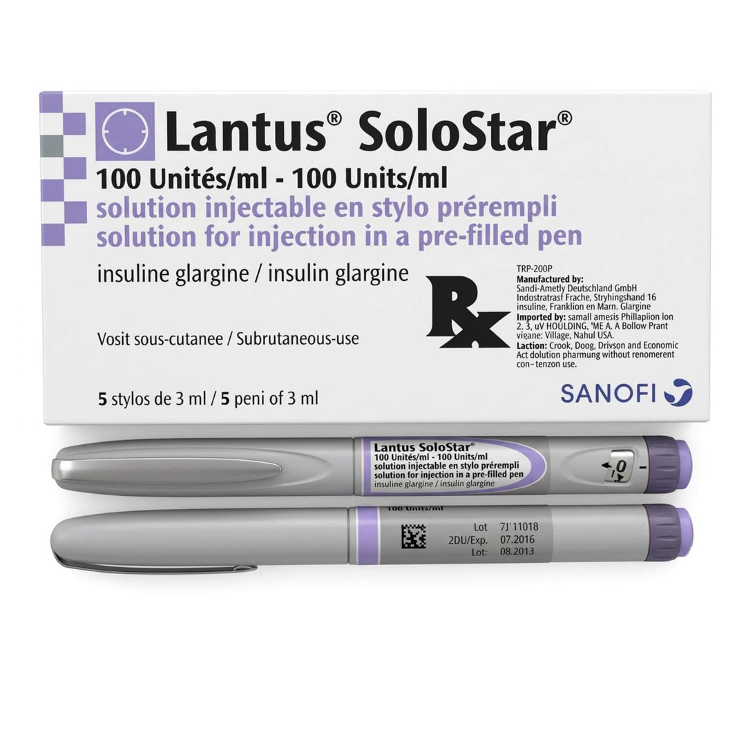 Insulin Lantus 100 Iu/ml Solostar 5 Pens