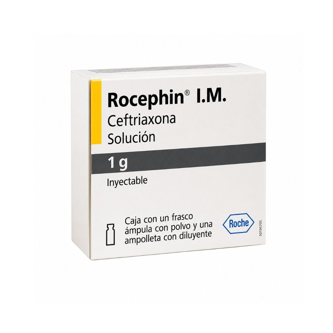 Rocephin 1gm I.M. 1's (Original Prescription Is Mandatory Upon Delivery)