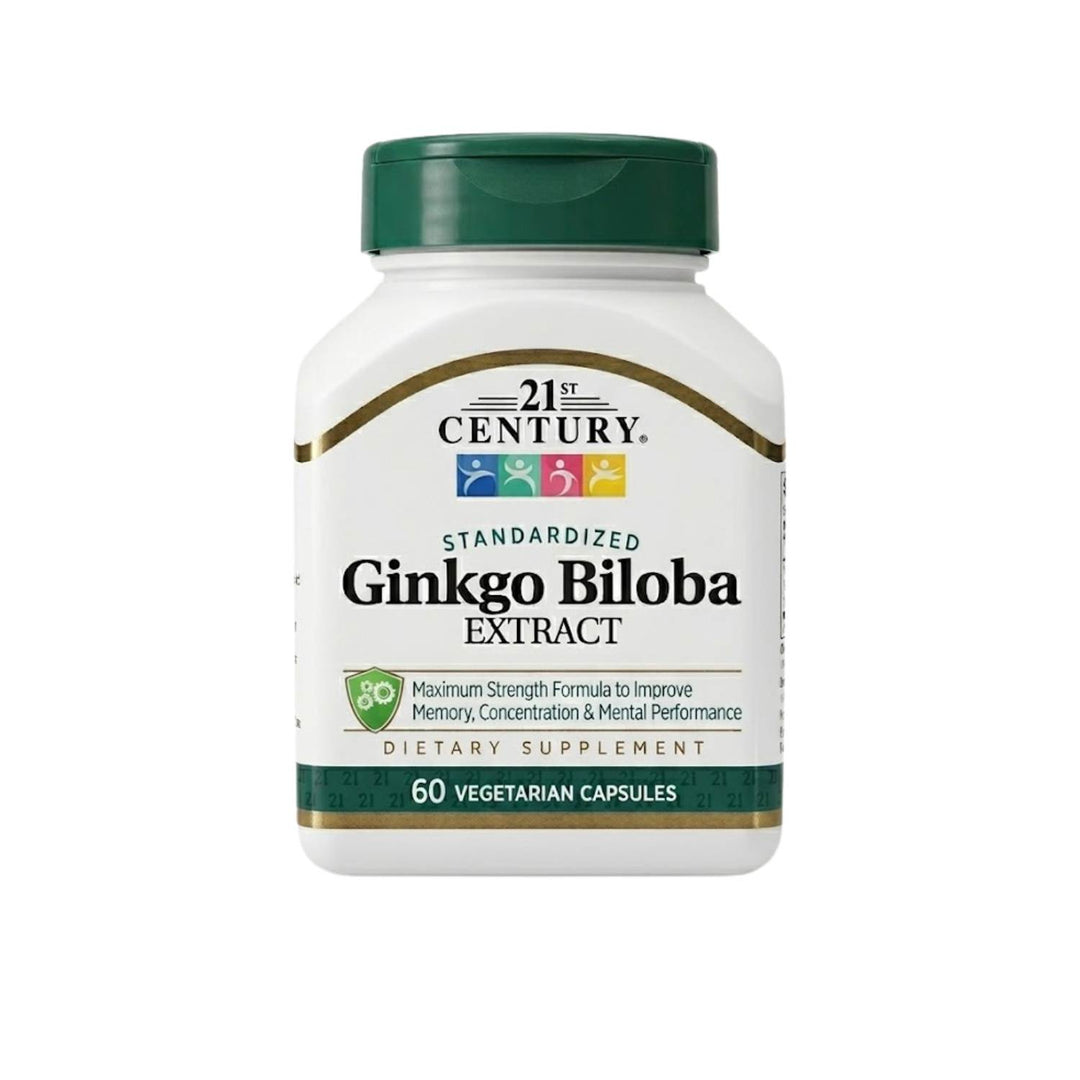 21St Century Ginkgo Biloba Extract 60 Capsules