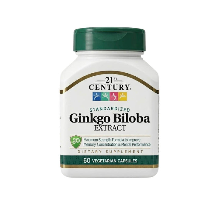 21St Century Ginkgo Biloba Extract 60 Capsules