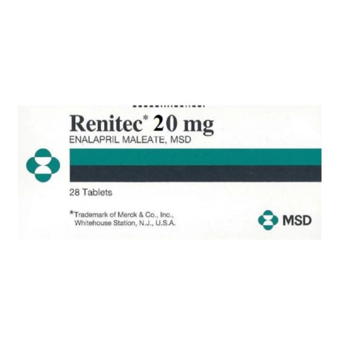 Renitec 20mg Tablet. 28 Pieces
