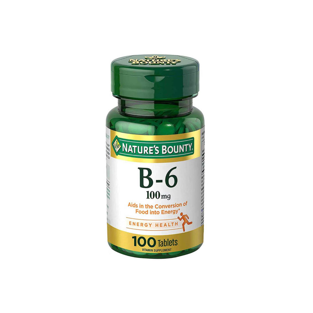 Nature's Bounty B-6 100mg Tablets 100 Pieces