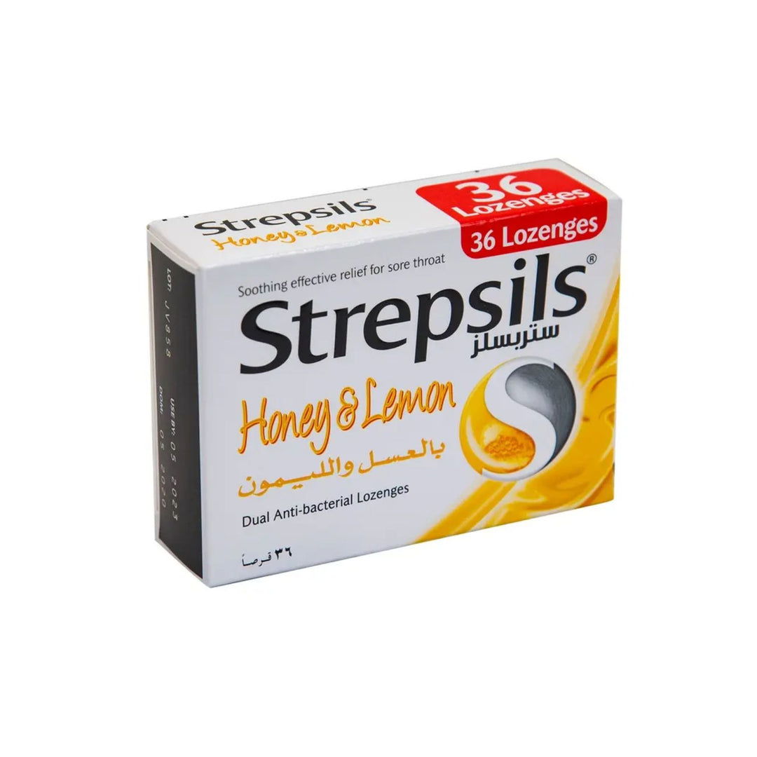 Strepsils Soothing Honey & Lemon 36 Lozenges