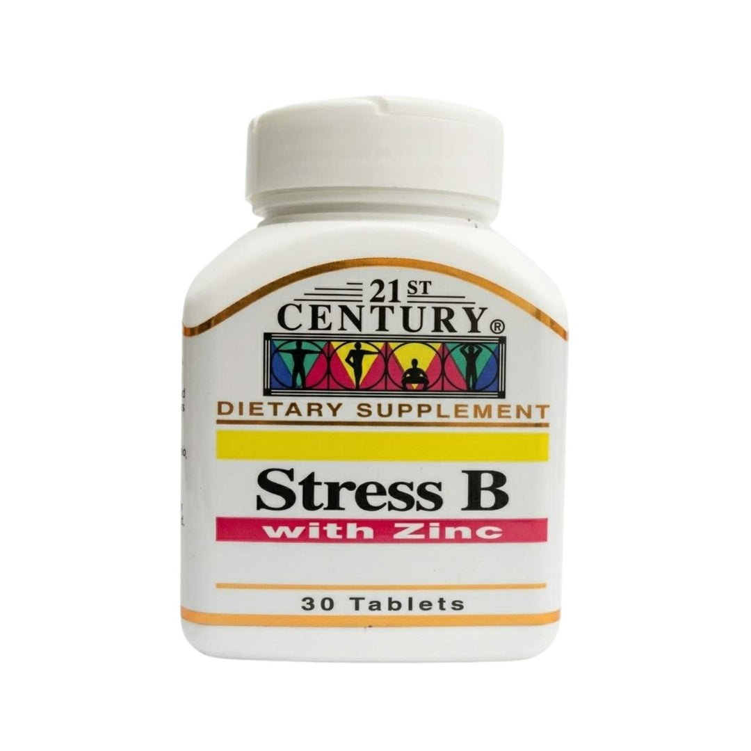 21st Century Stress B With Zinc, 30 Tablets