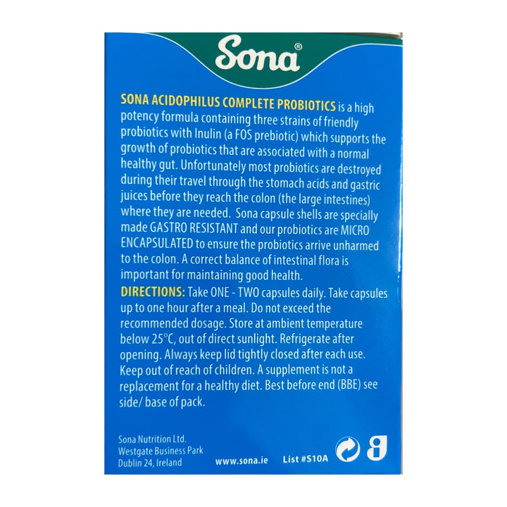 Sona Acidophilus Gr Tab 60 Pieces