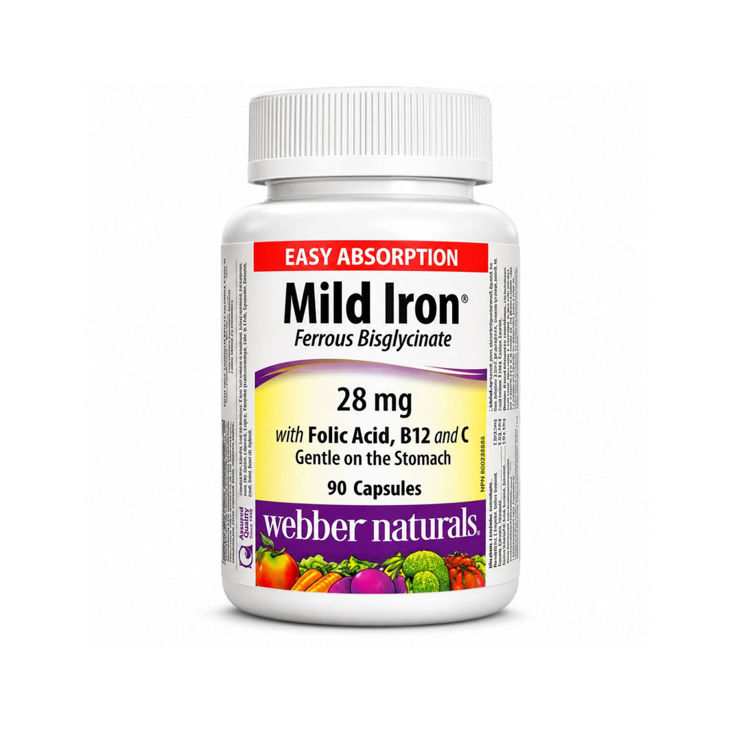 Wn Mild Iron 28Mg With Folic Acid B12 And C Cap 90'S