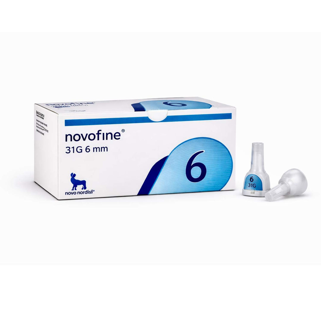 Novofine 31 g 6 mm 100 Pieces (Blue)