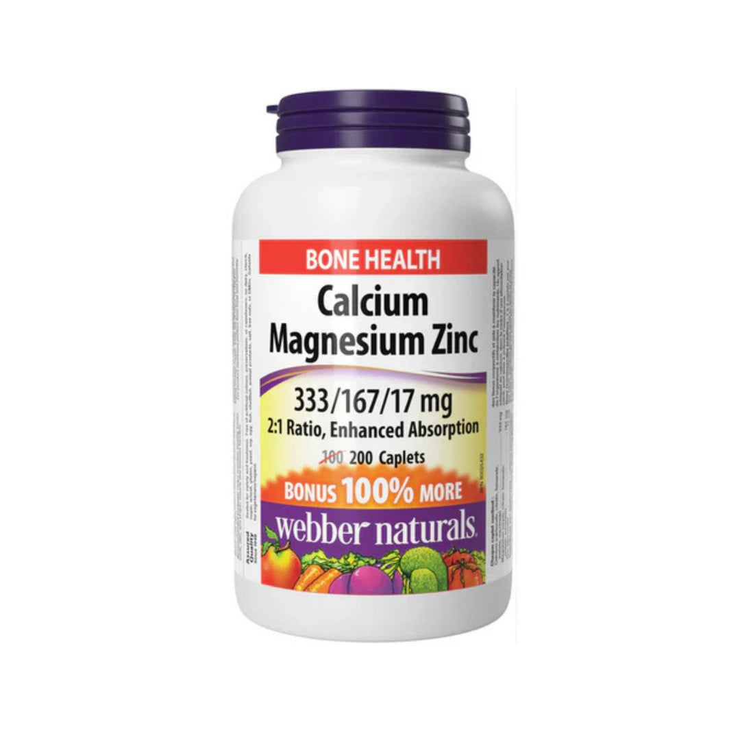 Wn Calcium Magnesium Zinc Caplets 200'S