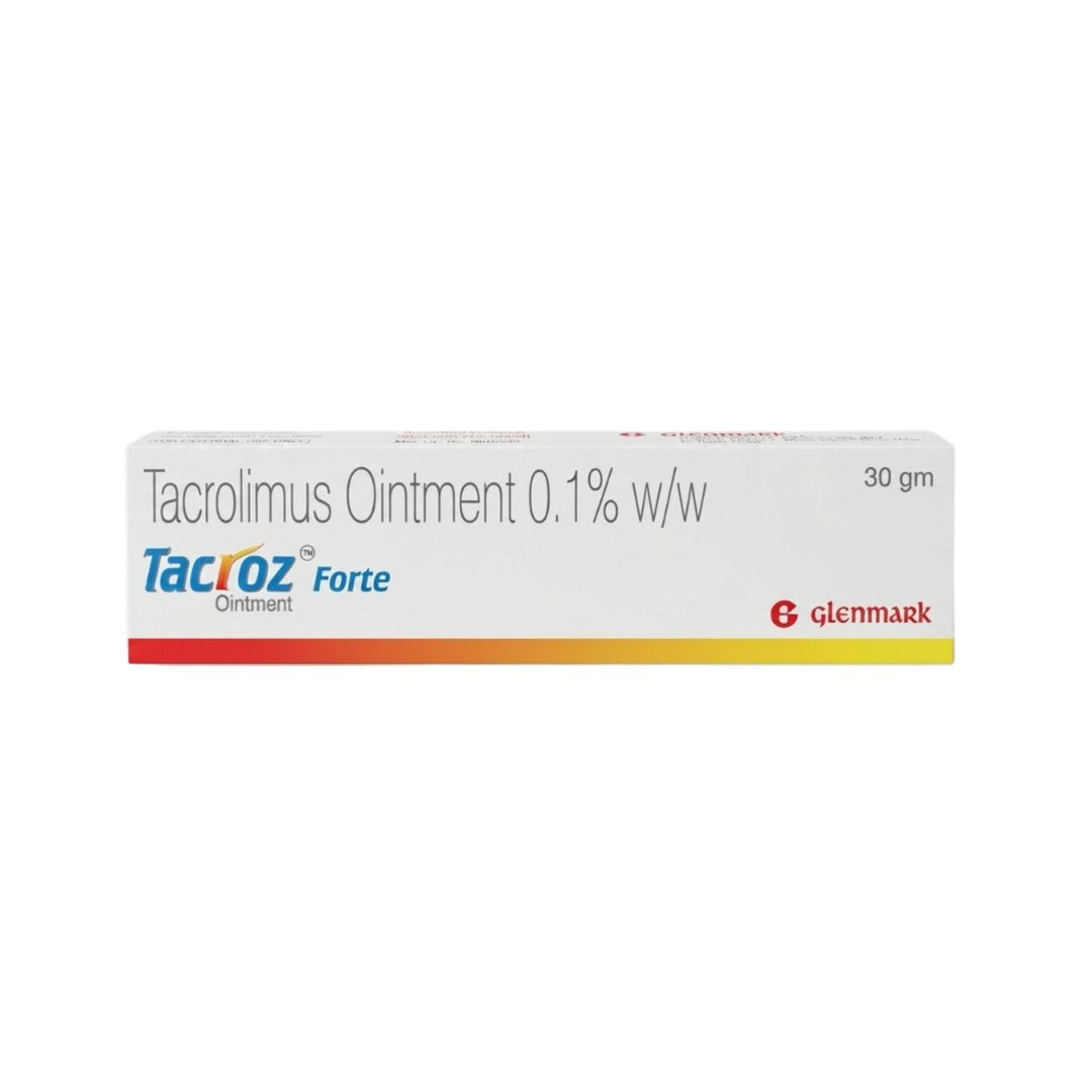 Tacroz Forte 0.1% Ointment 30gm (Original Prescription Is Mandatory Upon Delivery)