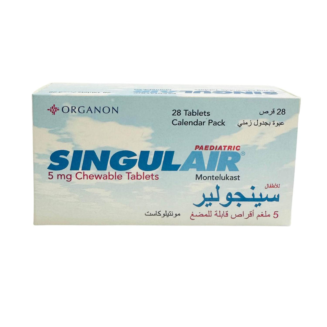 Singulair 5mg Paediatric Chew Tablets 28 Pieces