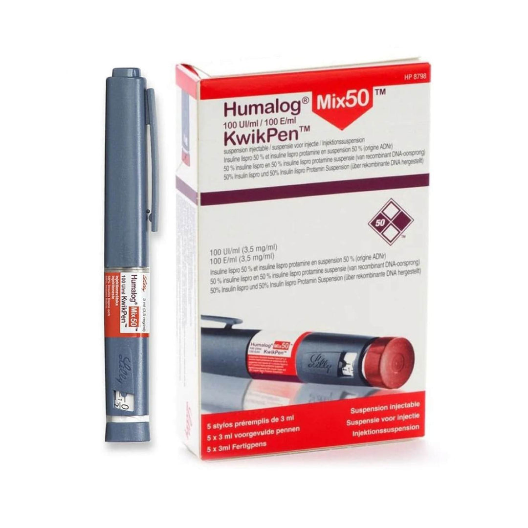 Humalog Mix50 Kwikpen Susp 100 Iu/ ml 5 Penx3ml