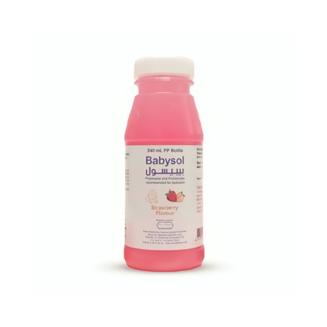 Babysol Oral Rehydration Sol With Strawberry Flv 240 ml Pp Bottle