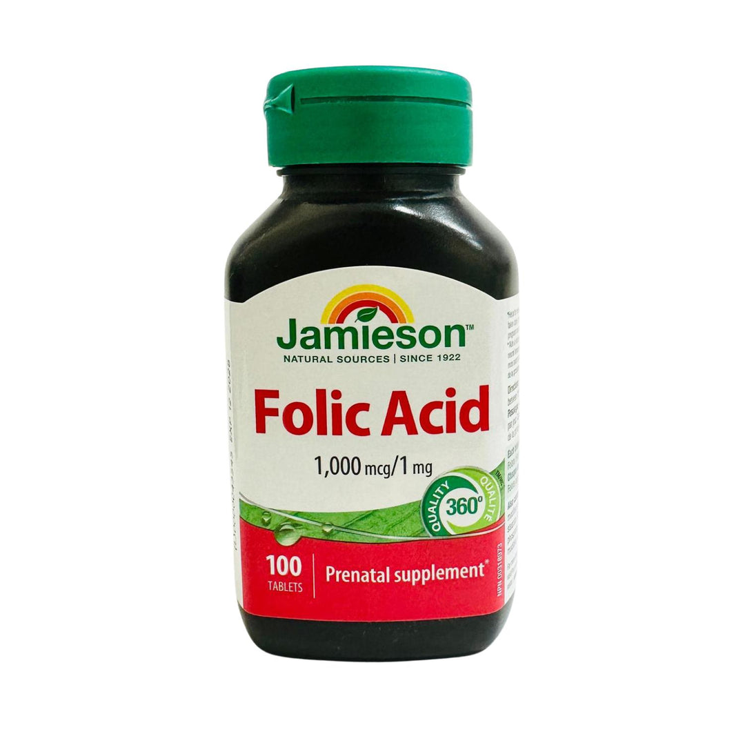 Jamieson Folic Acid 1mg Tablets 100'S