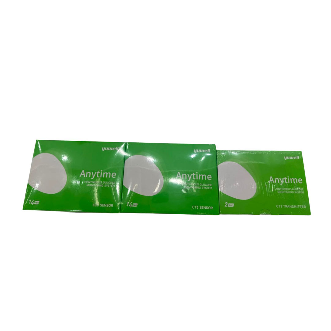 Yuwell Anytime CGM CT3 Transmitter + 2 Sensor