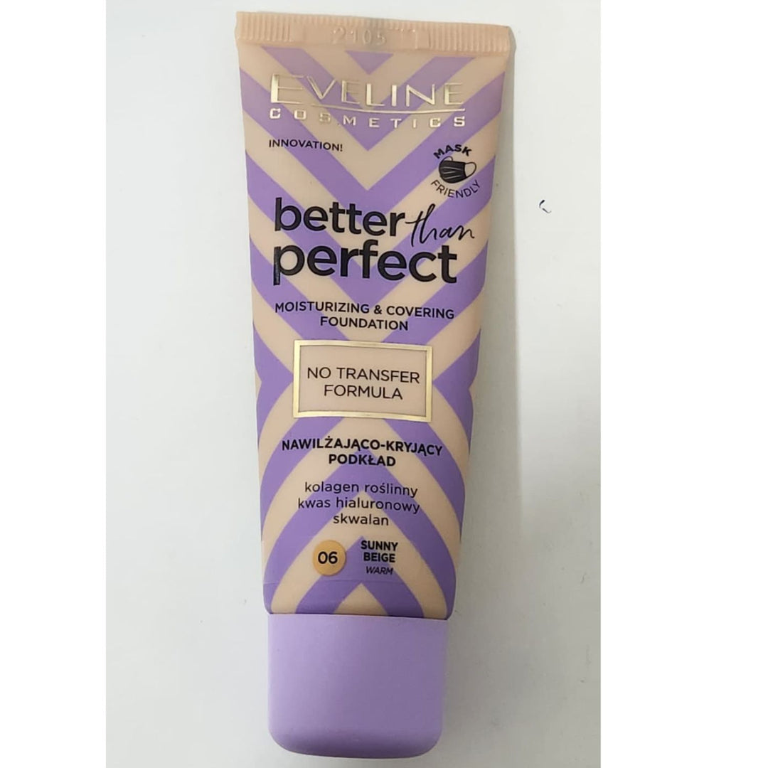 Eveline Better Than Perfect Foundation No 06 Sunny Beige 30ml #2196