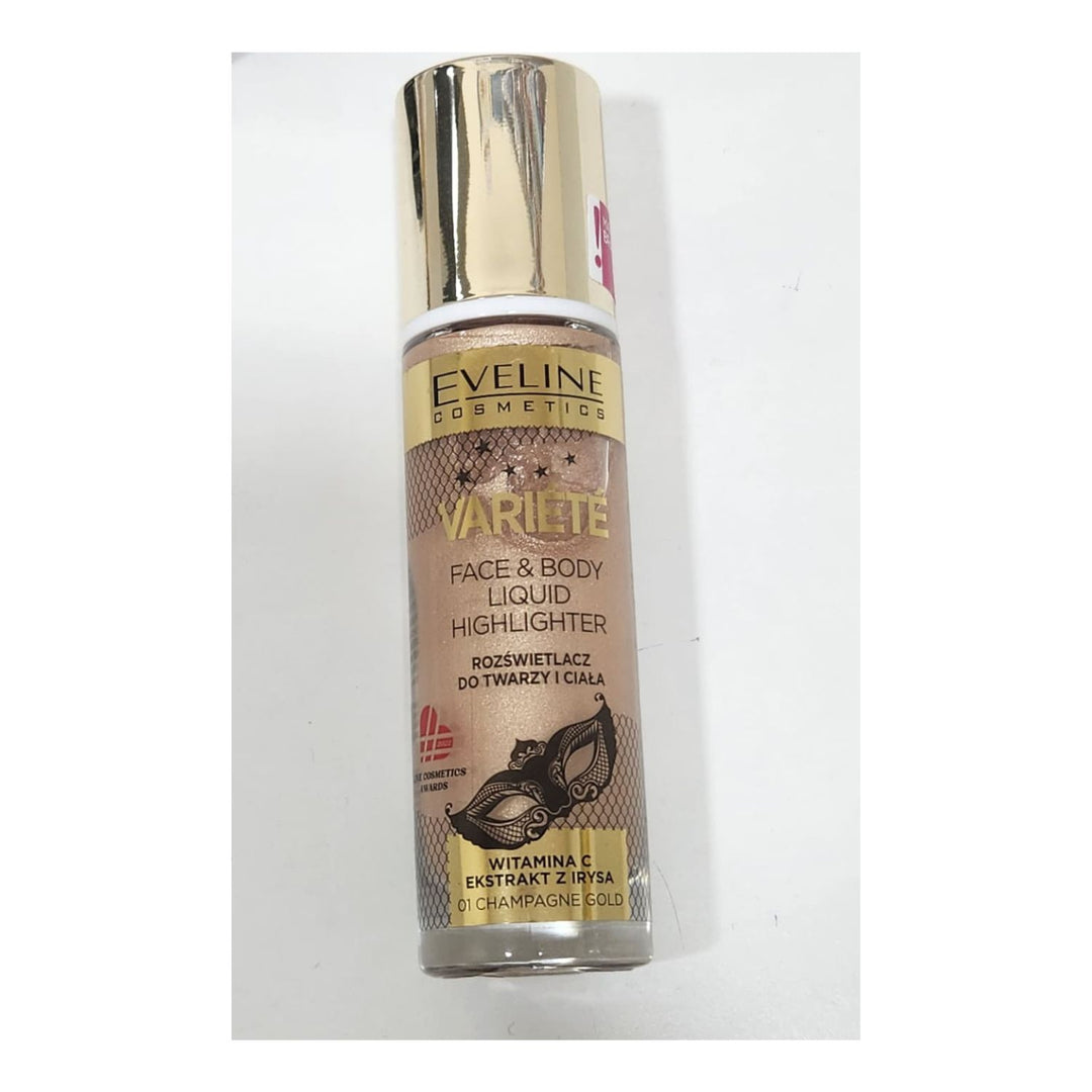 Eveline Variete Liquid Highlighter 01 Champagne Gold 30ml #3393