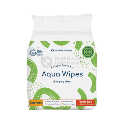 Aqua Wipes Essentials Value Pack 4 X 56 Pieces-69543