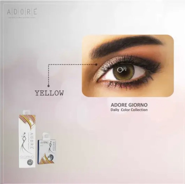 Adore Giorno Daily Color Contact Lenses – Yellow (2 Lenses) Adore Giorno Daily Color Contact Lenses – Yellow (2 Lenses)