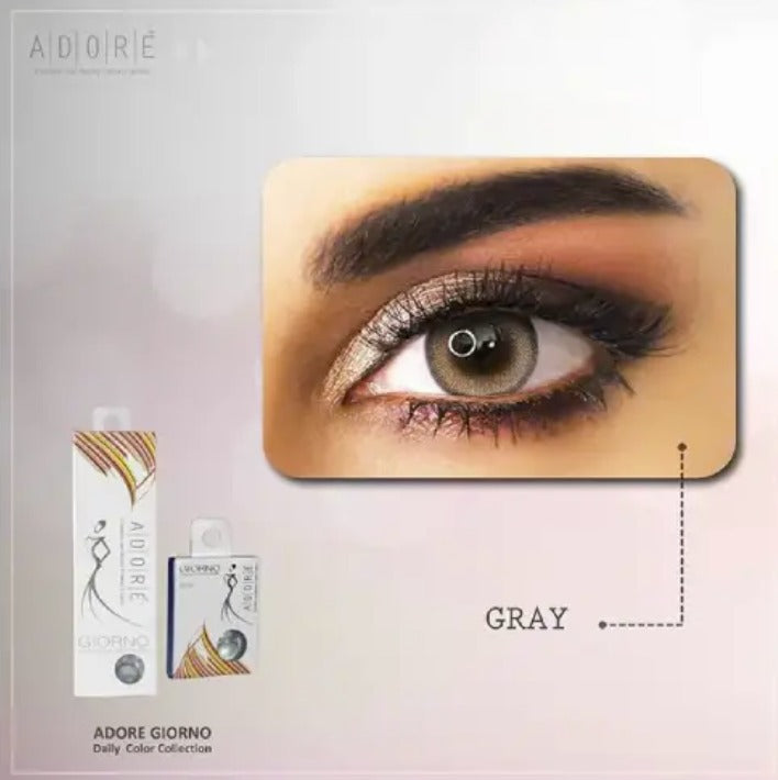 Adore Giorno Daily Color Contact Lenses – Grey (2 Lenses) Adore Giorno Daily Color Contact Lenses – Grey (2 Lenses)