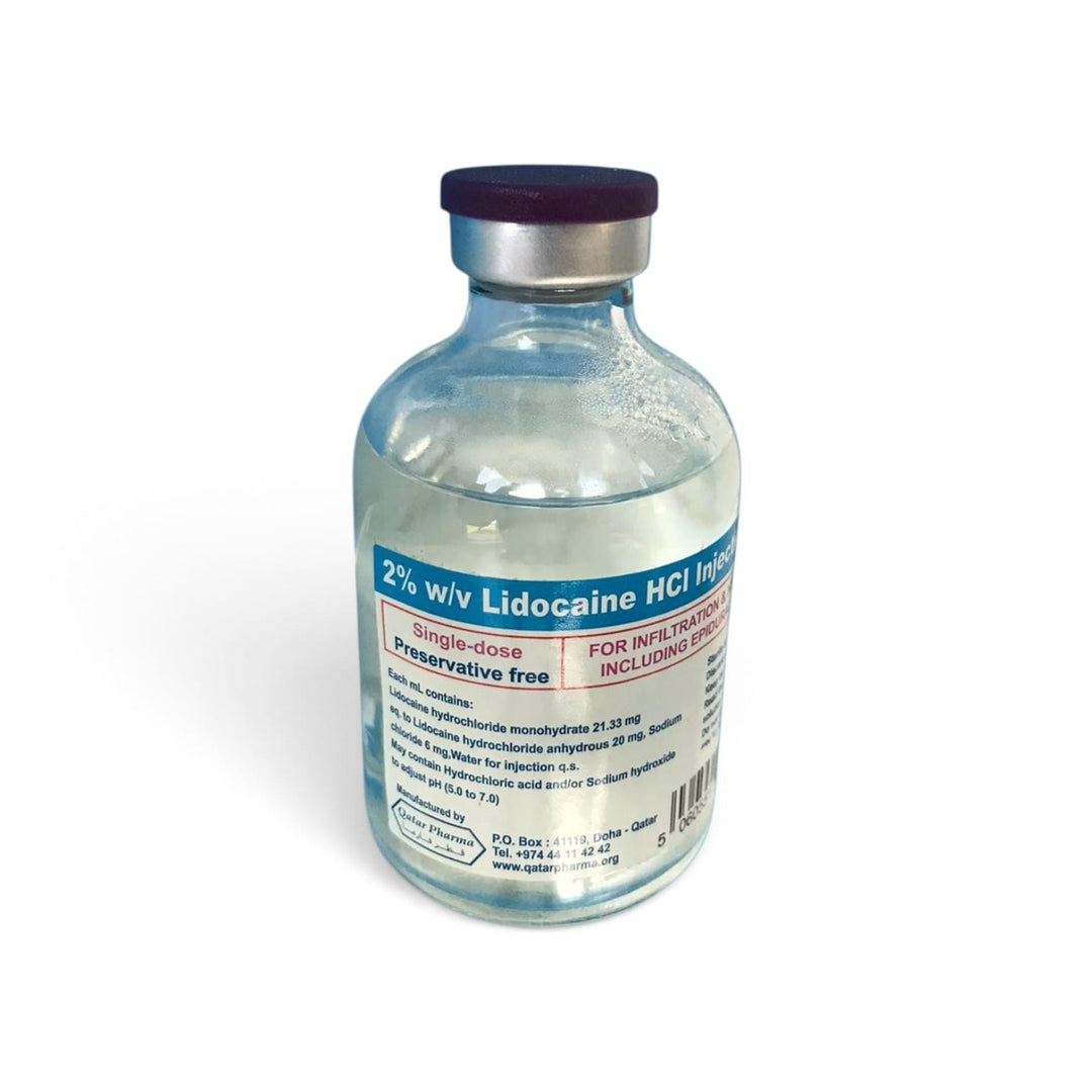 Lidocaine Hcl Inj 2% W/V Usp Vial 20ml