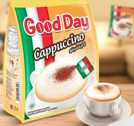 Good Day Inst Coffee Cappuccino 3 In 1 5 Pieces 25gm 2 Pieces Offer
