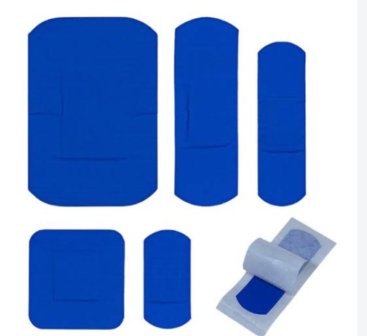 Medika Blue Plaster Assorted 100 Pieces