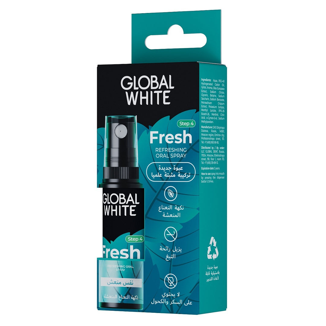 Global White Refreshing Oral Spray 15ml Global White Refreshing Oral Spray 15ml
