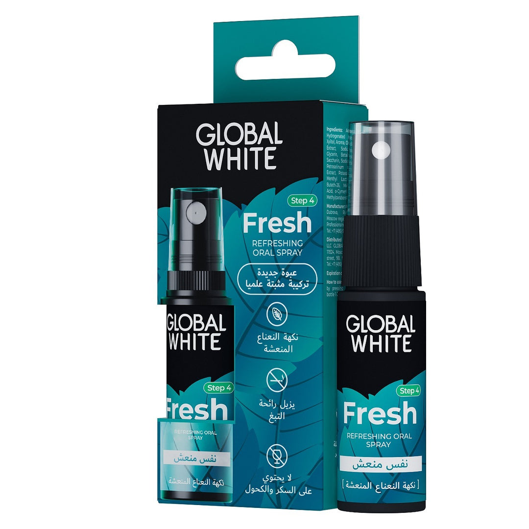 Global White Refreshing Oral Spray 15ml Global White Refreshing Oral Spray 15ml