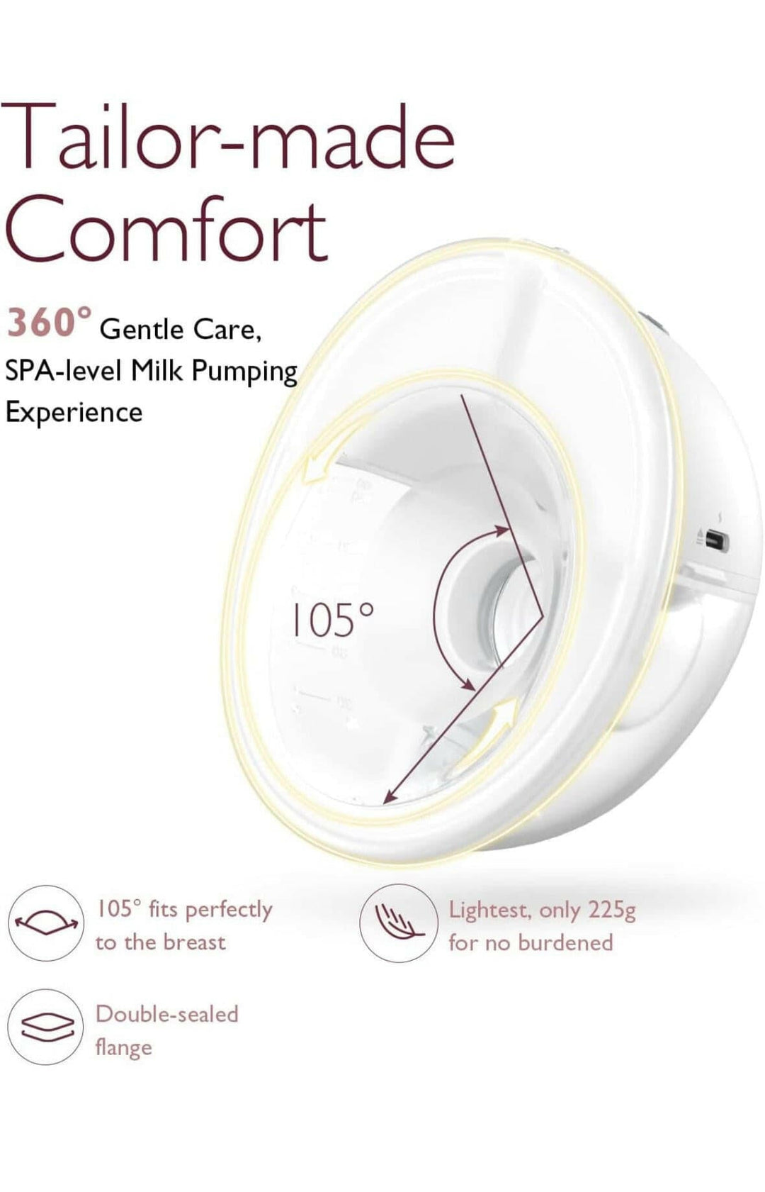 Momcozy Double Wearable Breast Pump M5