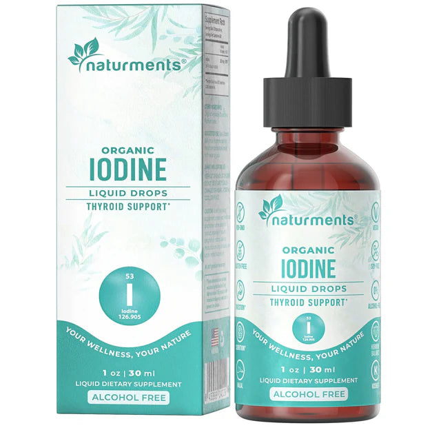 Naturments Organic Iodine Liquid Drops 30ml Naturments Organic Iodine Liquid Drops 30ml