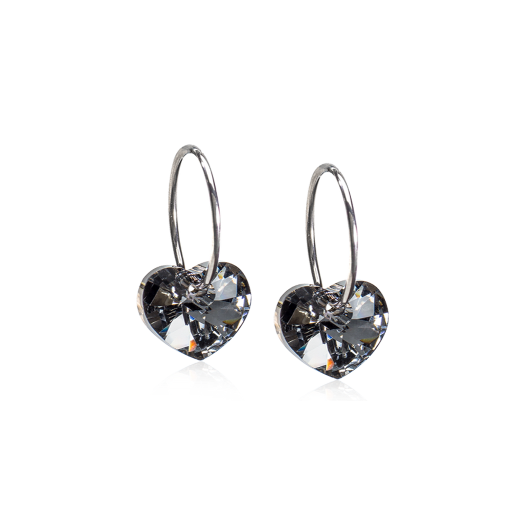 Blomdahl 14mm Heart 10mm Blk Diamond 15-1255-12 [C]