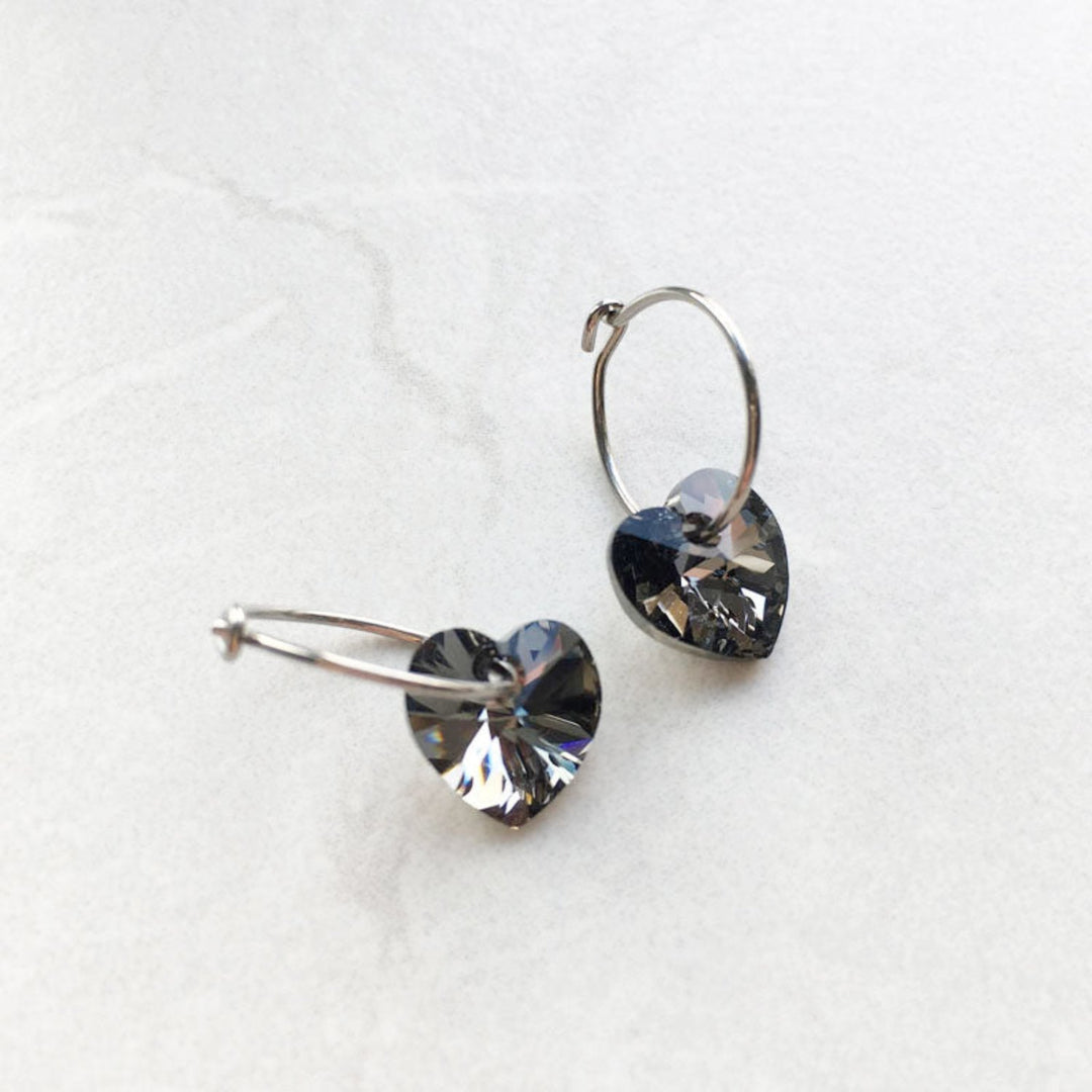 Blomdahl 14mm Heart 10mm Blk Diamond 15-1255-12 [C]