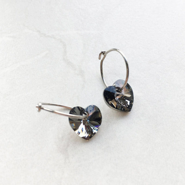 Blomdahl 14mm Heart 10mm Blk Diamond 15-1255-12 [C]