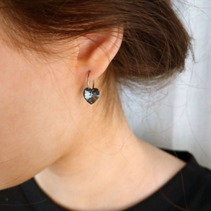 Blomdahl 14mm Heart 10mm Blk Diamond 15-1255-12 [C]