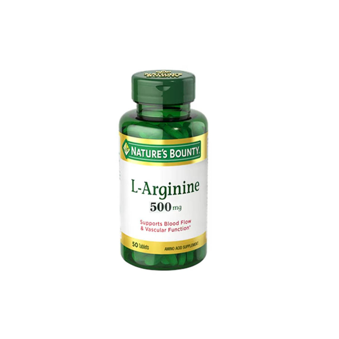 Nature's Bounty L-Arginine 500mg 50 Capsules