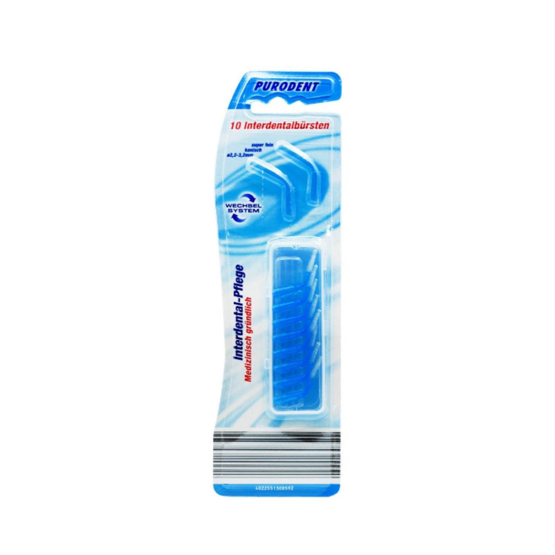 Purodent Interdental Brush Medium 10 Pieces