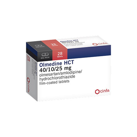 Olmedine HCT 40/10/25 mg Tablets 28's