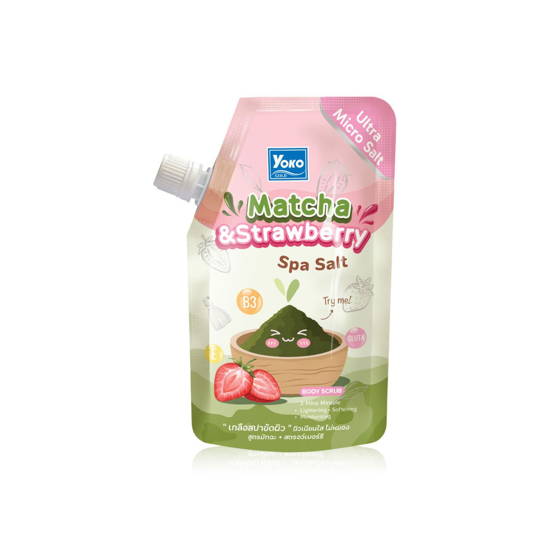 Yoko Gold Matcha & Strawberry Spa Salt 350 gm Y751