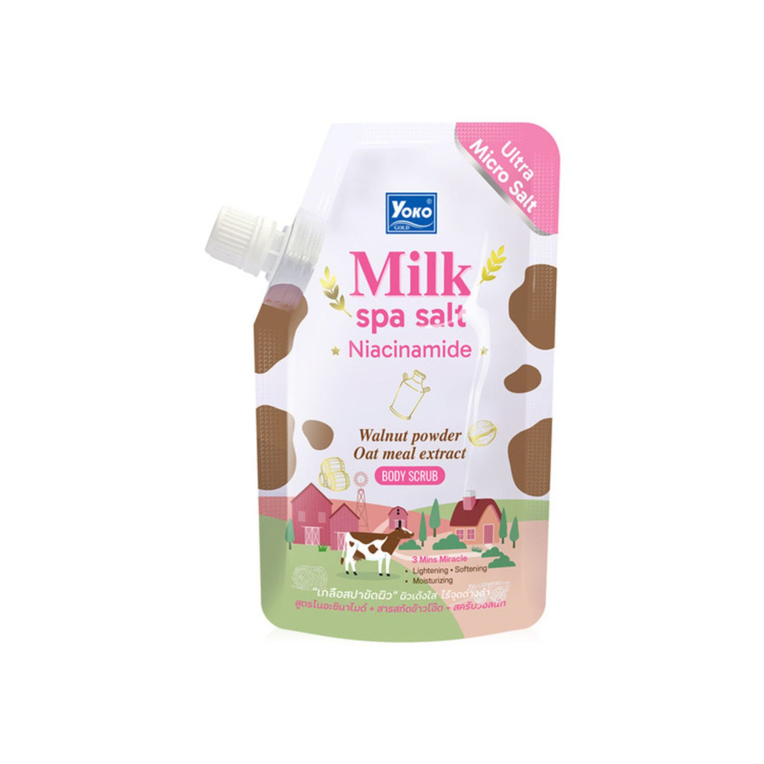 Yoko Gold Milk Spa Salt Niacinamide 350g. Y750