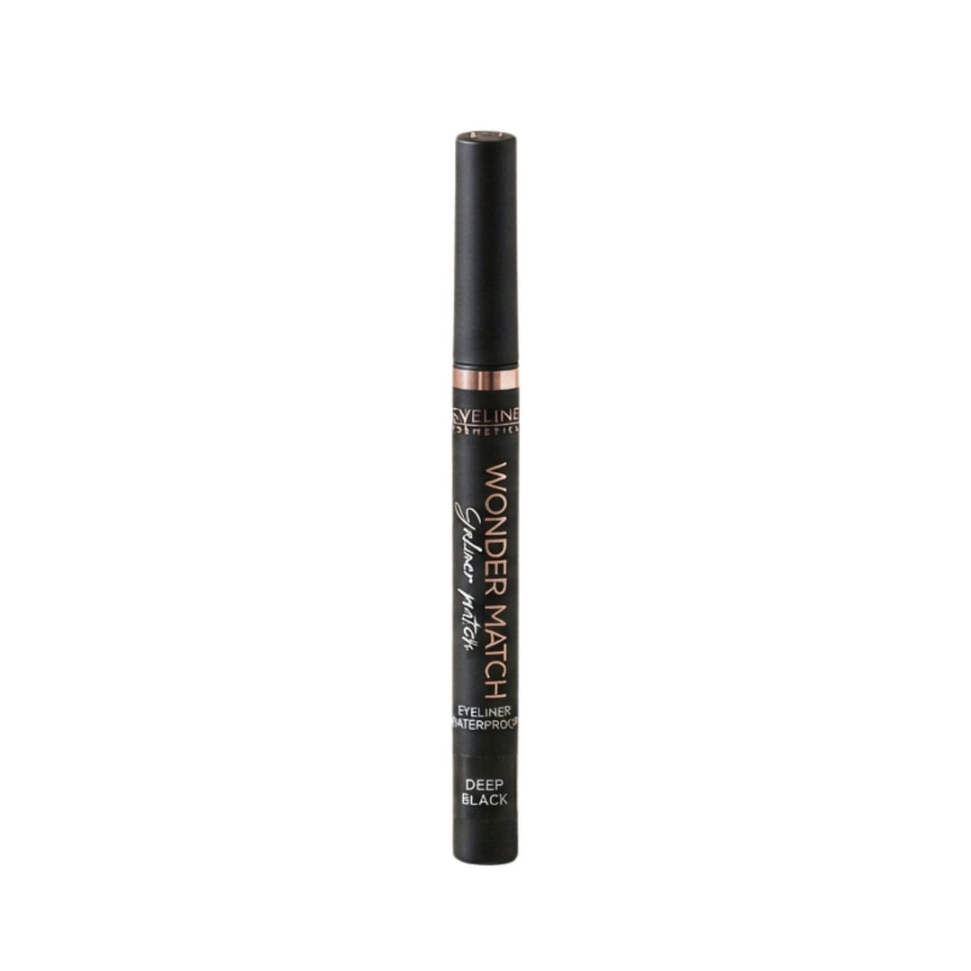 Eveline Wonder Match Eyeliner Waterproof Deep Black