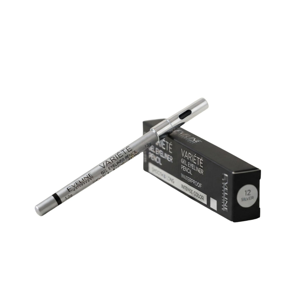 Eveline Variete Gel Eyeliner Pencil 12 Silver
